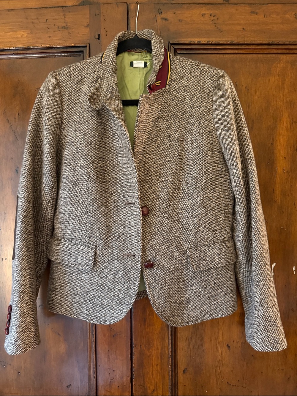 Limited Edition J. Crew Vintage Tweed Blazer Sz10. By John Hanly. Rare piece.